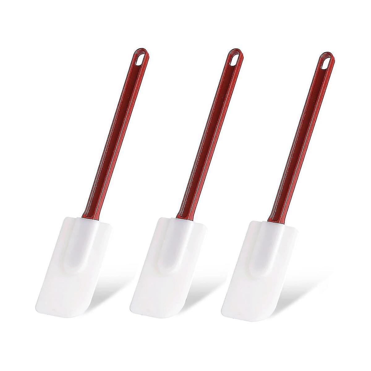 Espátula de silicona, espátula comercial, espátula de silicona resistente al calor, apta para lavavajillas, para mezclar, F