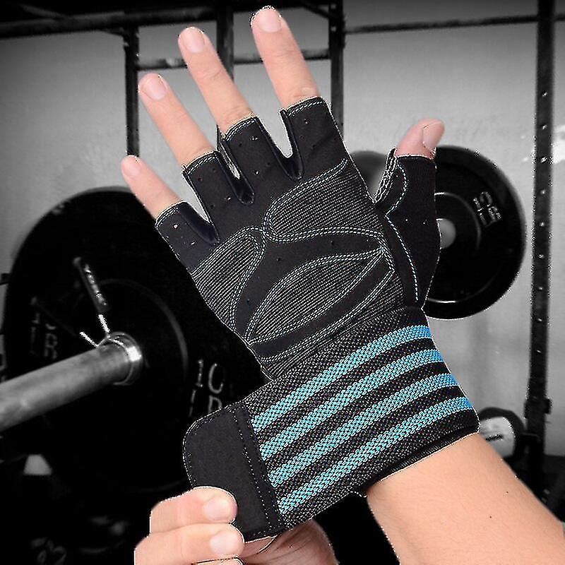 Unisex Workout Fitness Weightlifting Gloves With Wrist Support