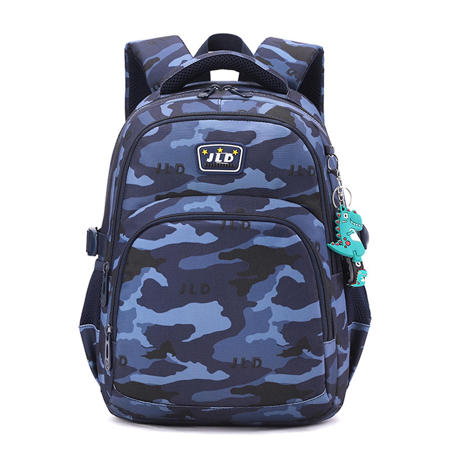 Students Leopard Print Lightweight Backpack Durable C Fabric Large Capacity Backpack