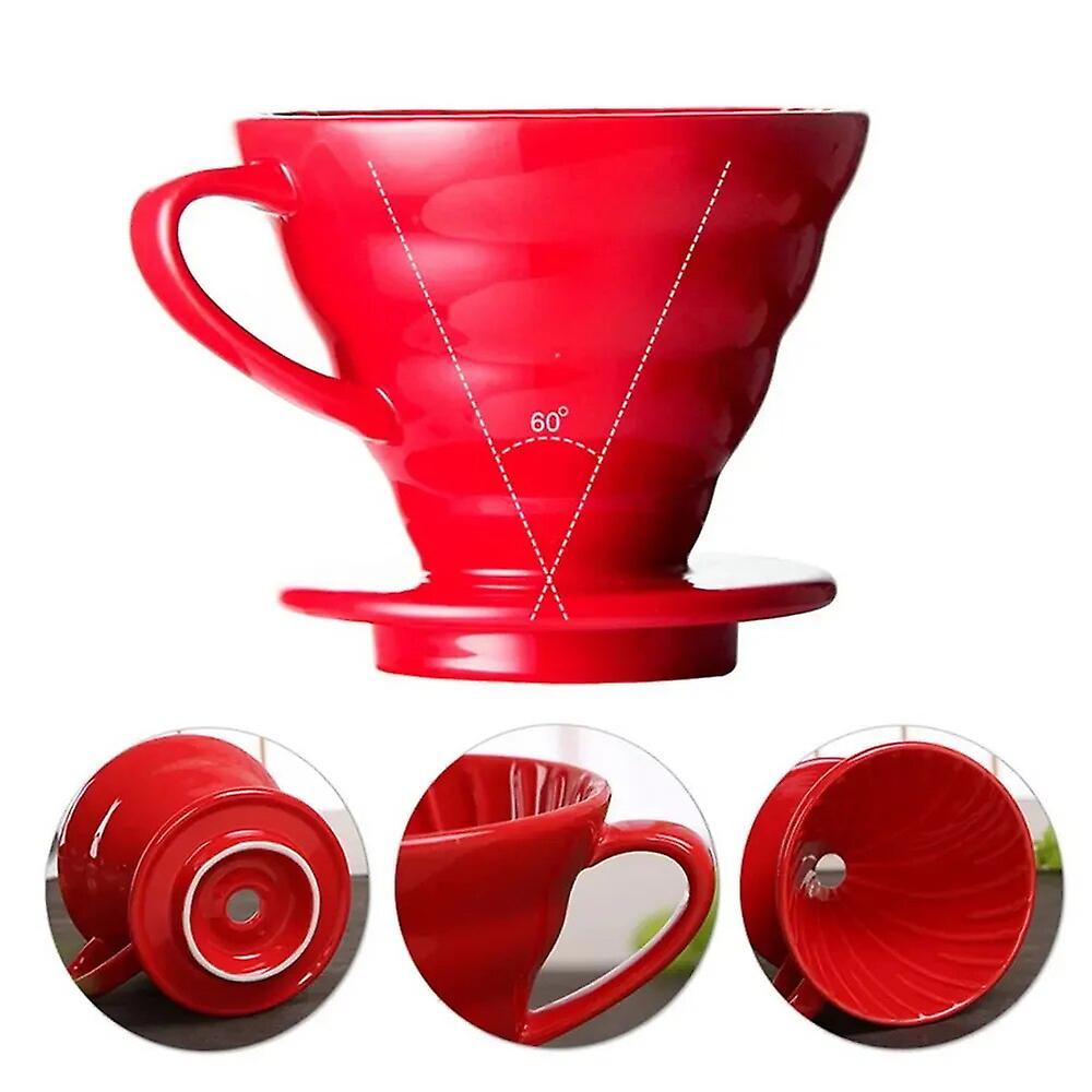 Kaffeefilter Becherhalter V60 Wiederverwendbarer Siebträger Espresso Kaffee Tropfer Trichter Keramik Accesorios Cafe Kaffeegeschirr