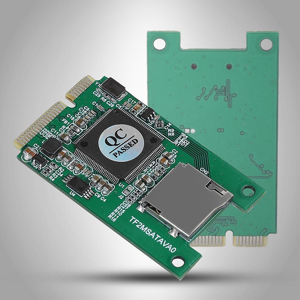 Micro SD TF Card to Mini PCI-E mSATA SSD Adapter Converter for PC