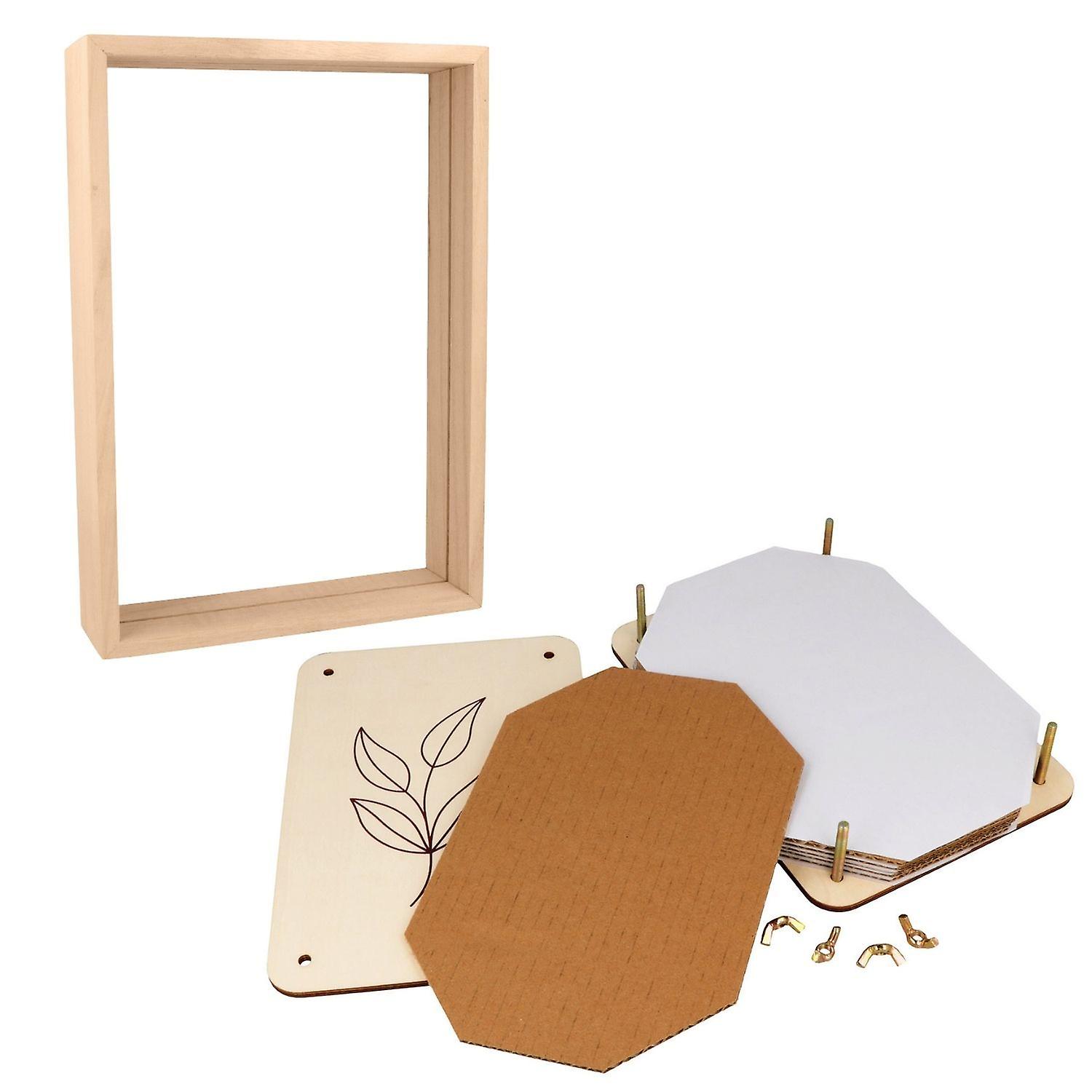 Herbarium + wooden frame 22 cm