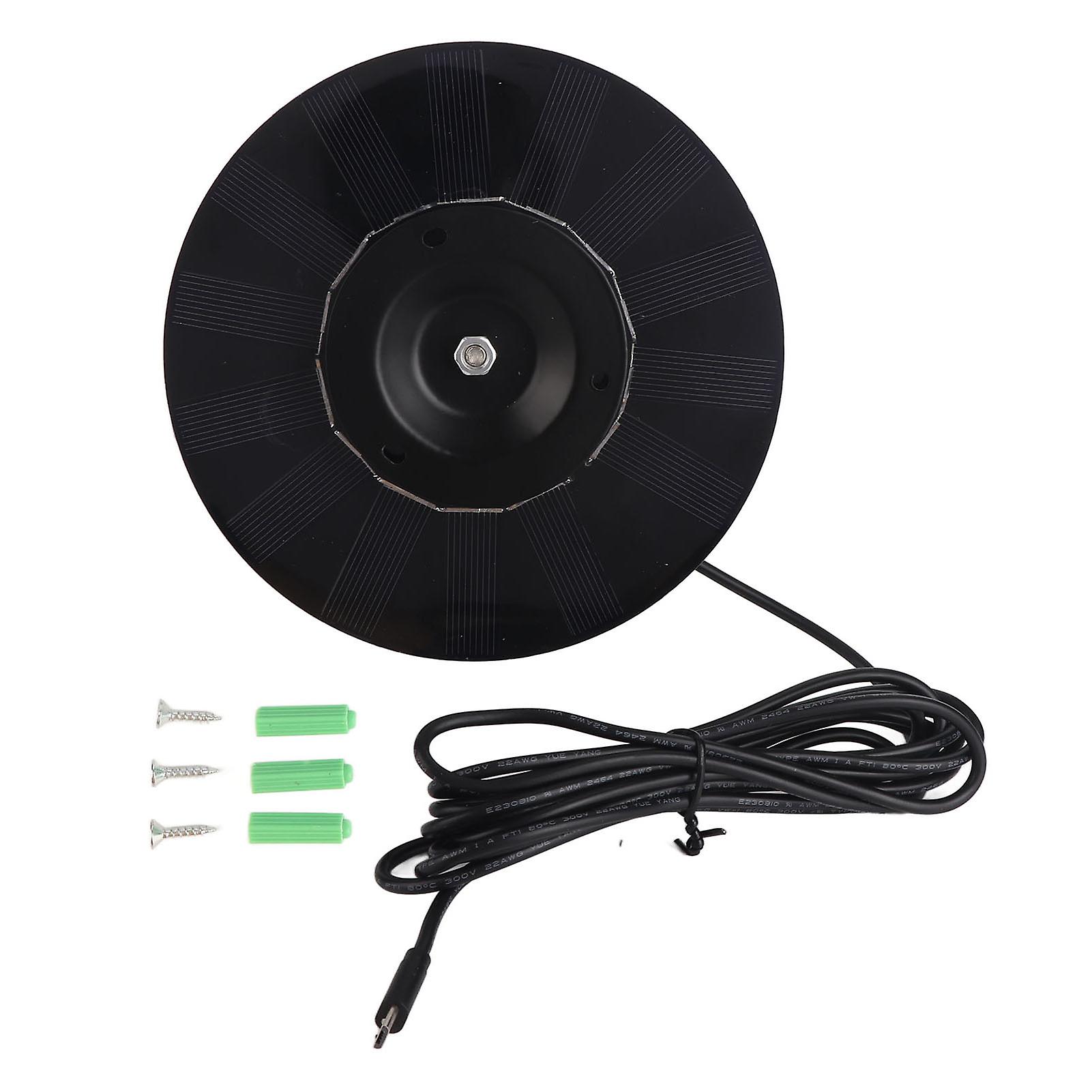 Solar Panel, 4W Monocrystal Silicon, Wall Mount Charger Kit