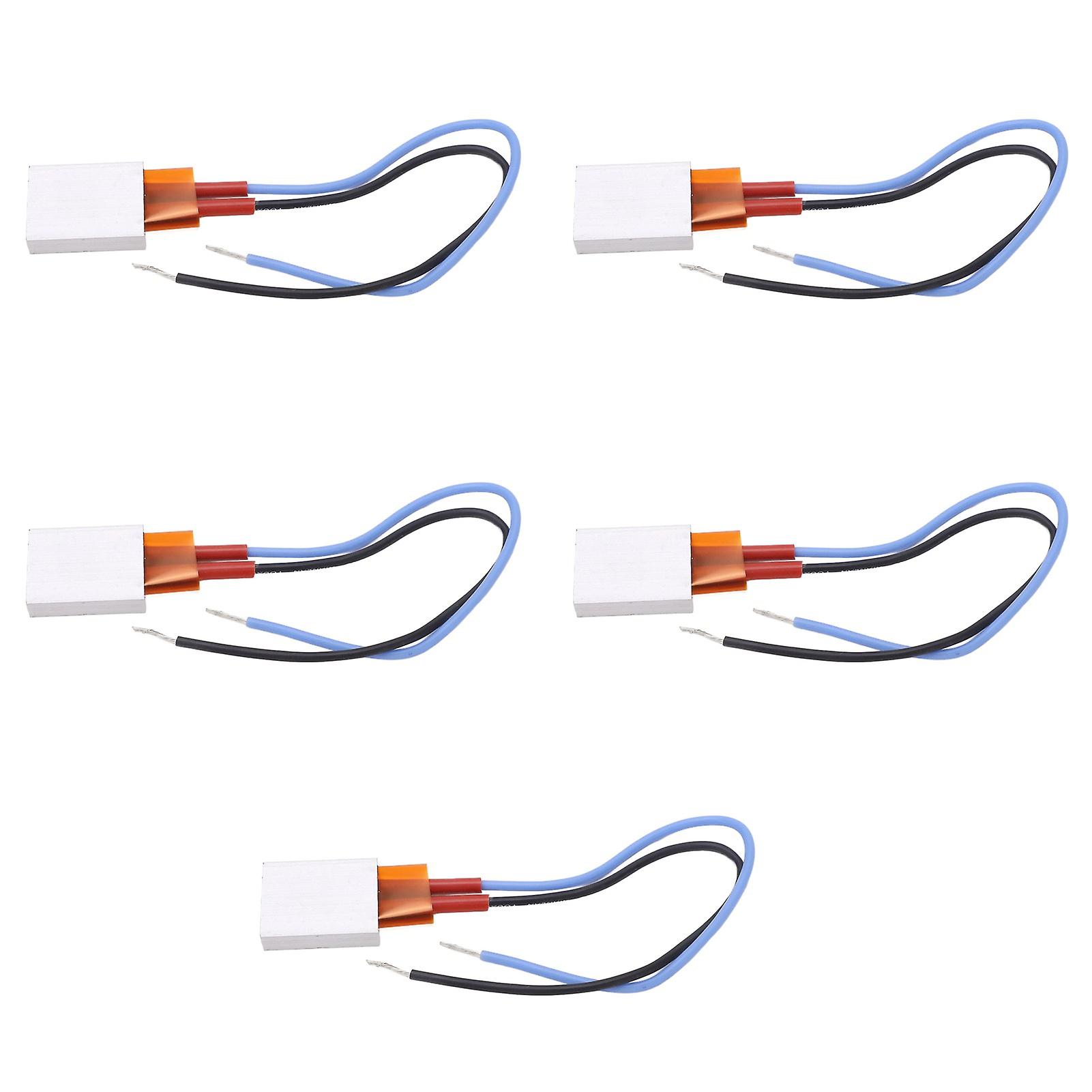 5Pcs PTC Heating Element Aluminium Shell Constant Temperature Thermostat Heater Plate 220V 170℃