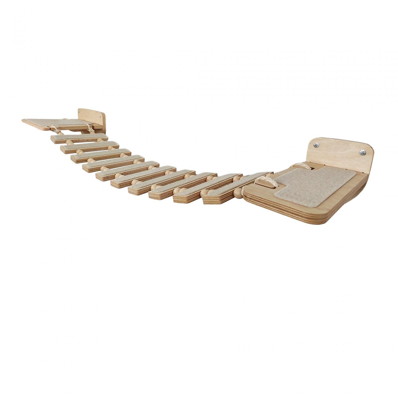 Katt bro för innekatter abborre trä kattstege för vila kitty