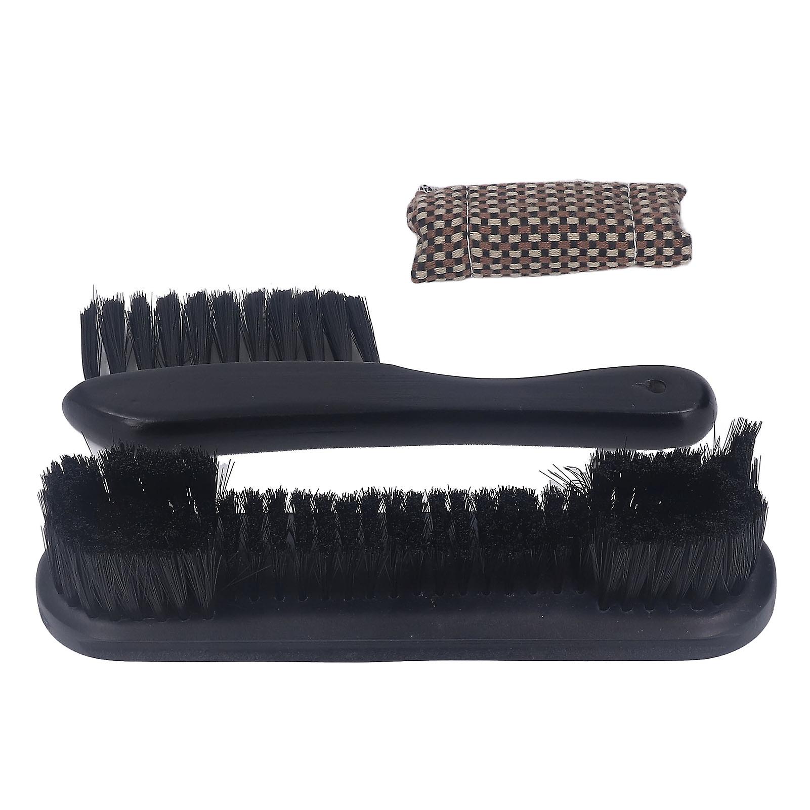 Wooden Handle Billiards Pool Table Rail Brush Set Billiards Pool Table Rail Brush Cleaning Tools Black 