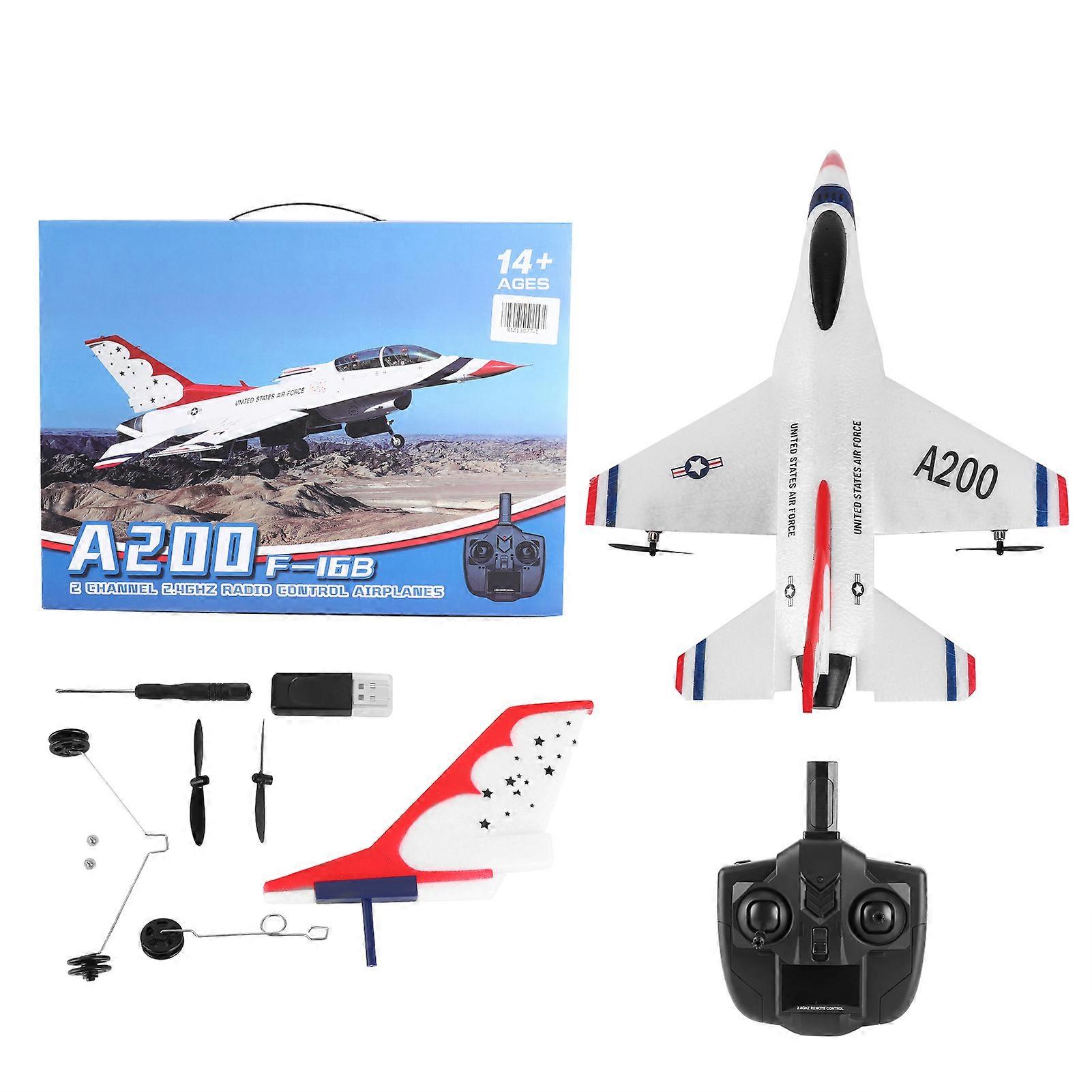 2CH 2.4G Remote Control Fixed Wing Glider RC Plane A200