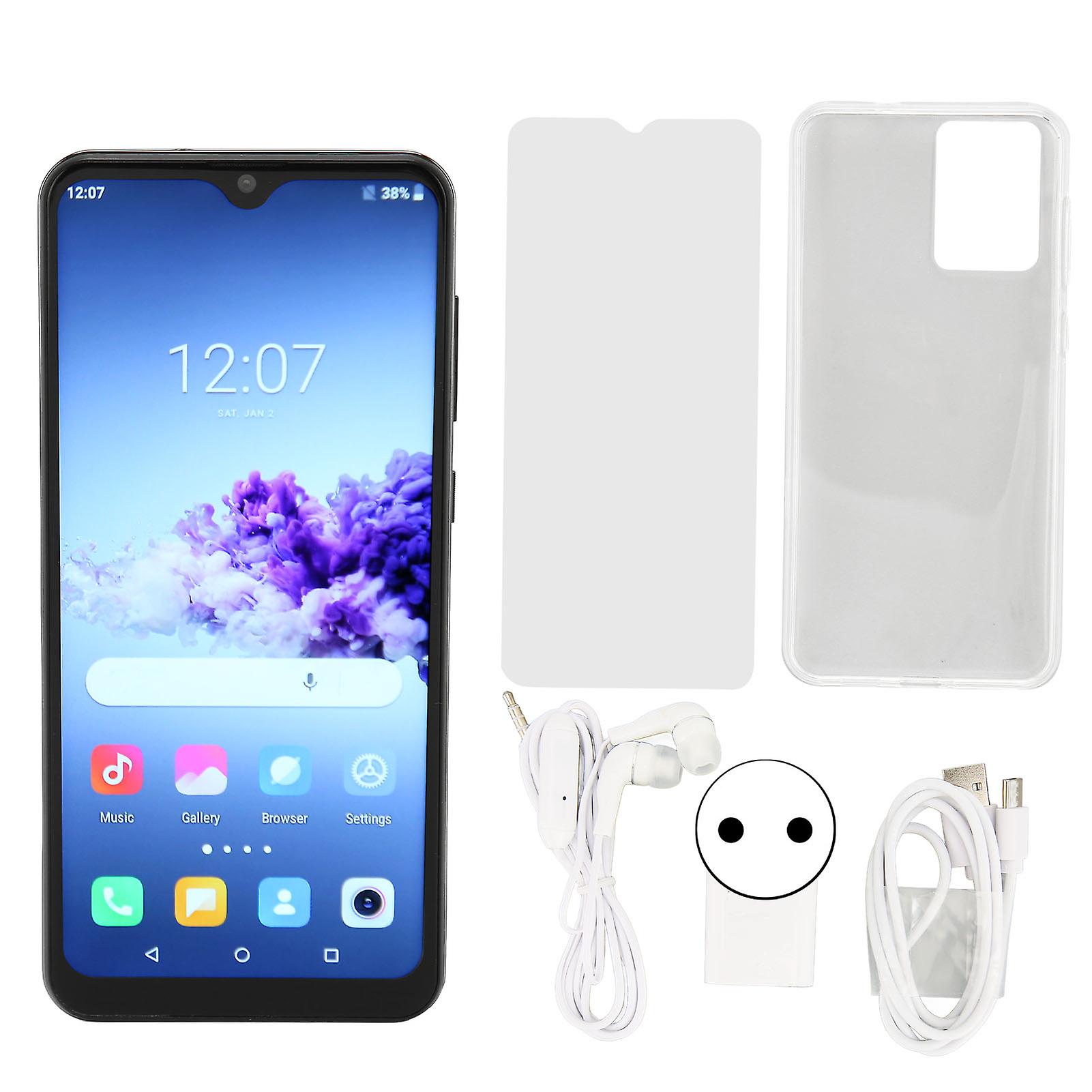 Note12 6.53" Android 11 Smartphone, Face Unlock, 4GB+64GB, Dual SIM, 13MP Camera, White