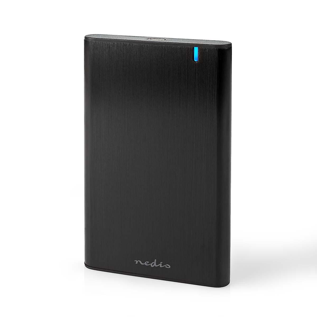 Hard Drive Enclosure | 2.5" | USB 3.1 Gen1 | USB Type-A / USB Type-C™ | Notebook / PC | Aluminium