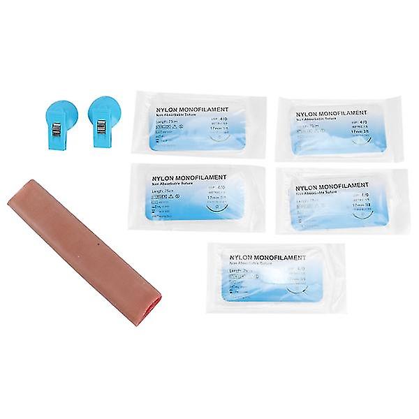 1 Set Silicone Human Blood Vessel Suturing Model Vascular Surgery Training Model