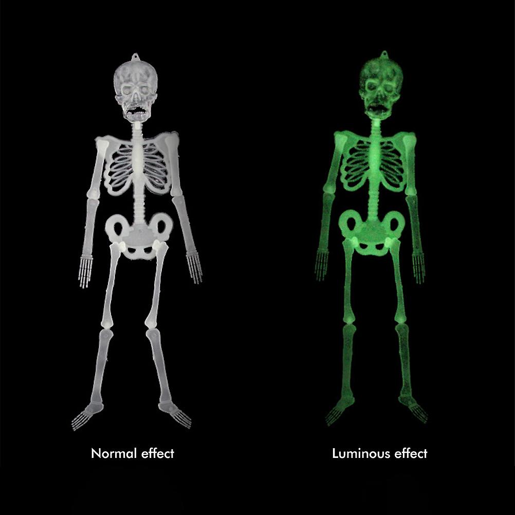 Glowing Halloween Skeleton Decor Lifelike Model 20/30/90/150cm