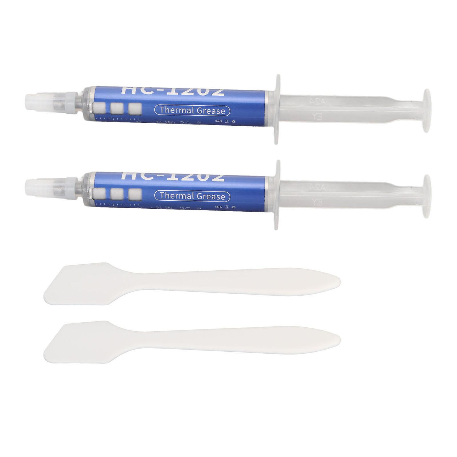 2PCS Thermal Paste 12.8W/m.k High Conductivity Cooling Grease for CPU GPU PC