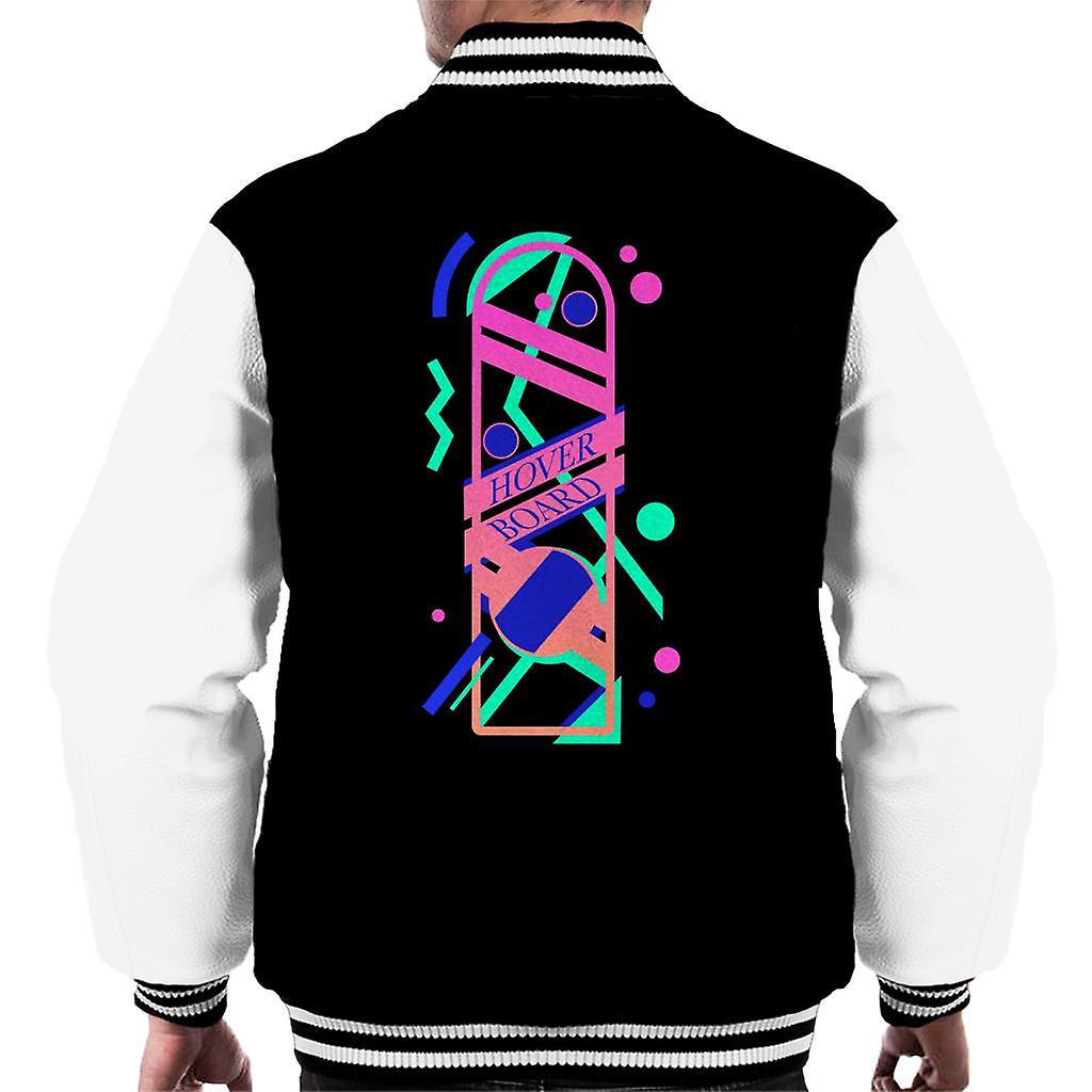Back to the Future Hoverboard Vaporwave Men's Varsity Jacket