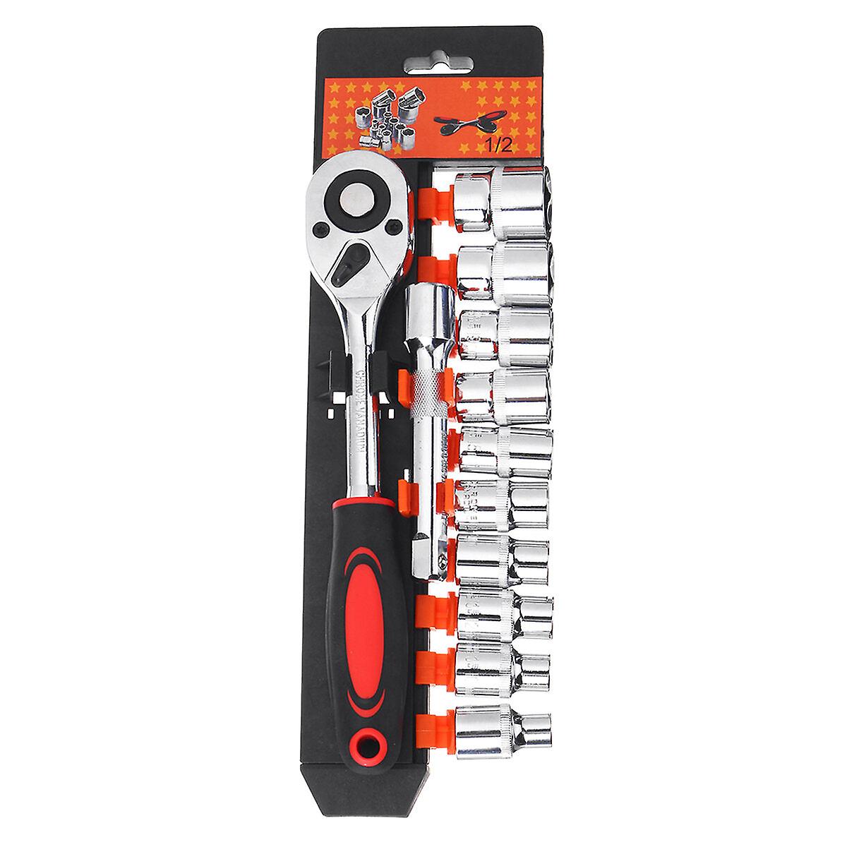 1/4" Drive Ratchet Socket Wrench Handle 24 Teeth Ratchet Quick-release Spanner