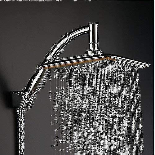 360 スイベルジョイント 9 インチ正方形降雨オーバーヘッドシャワーヘッドイオンろ過高圧セービング W