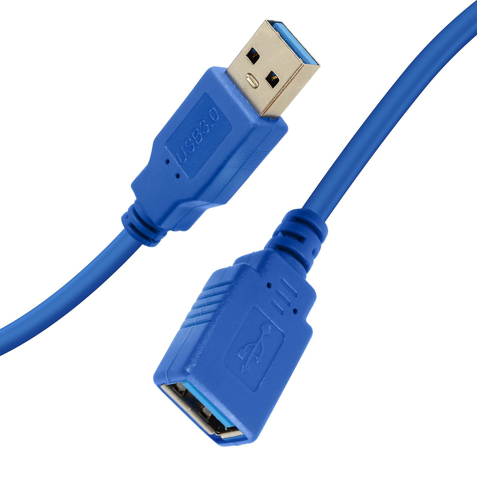 USB 3.0 Extension Cable Sync 5Gb/s Length 1.5m, Blue