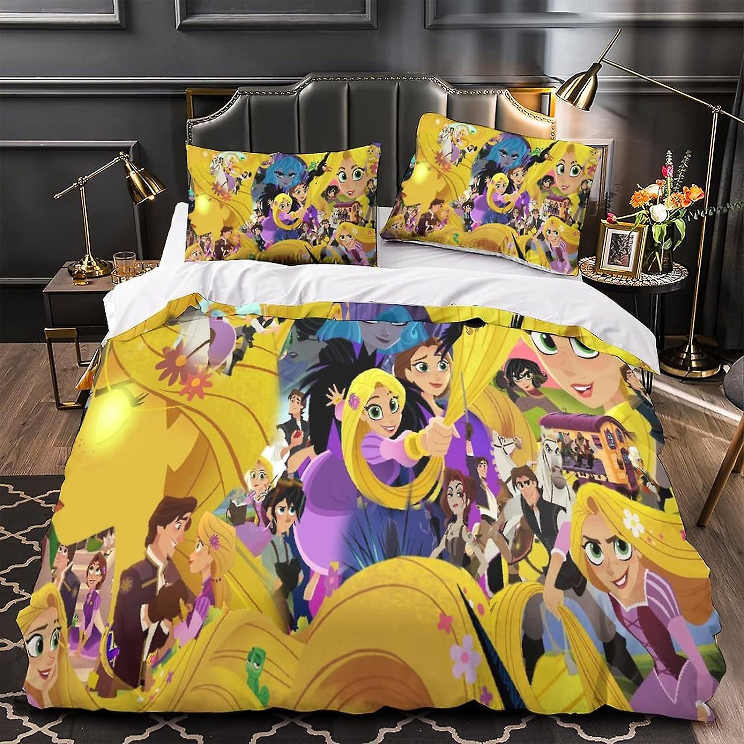 9e097a99dedecaa6b7f3f5215b538d93 Bettbezug-Set Bettwäsche-Set Ultraweich Reversible Atmungsaktive 3D-gedruckte Mikrofaser-Bettdecke Cover Cartoon 