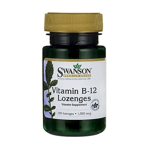 Vitamin B-12 Lozenges, 1000mcg 100 Sublingual pills