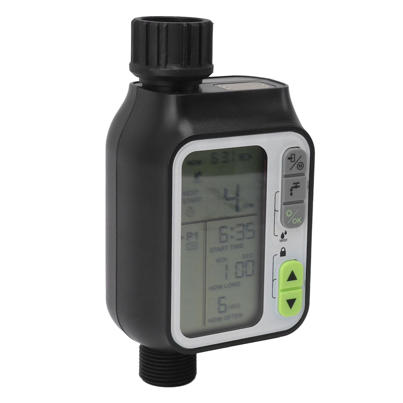 Water Timer Rain Delay Manual Watering Automatic Irrigation Controller System Programmable Sprinkler Timer for Hose
