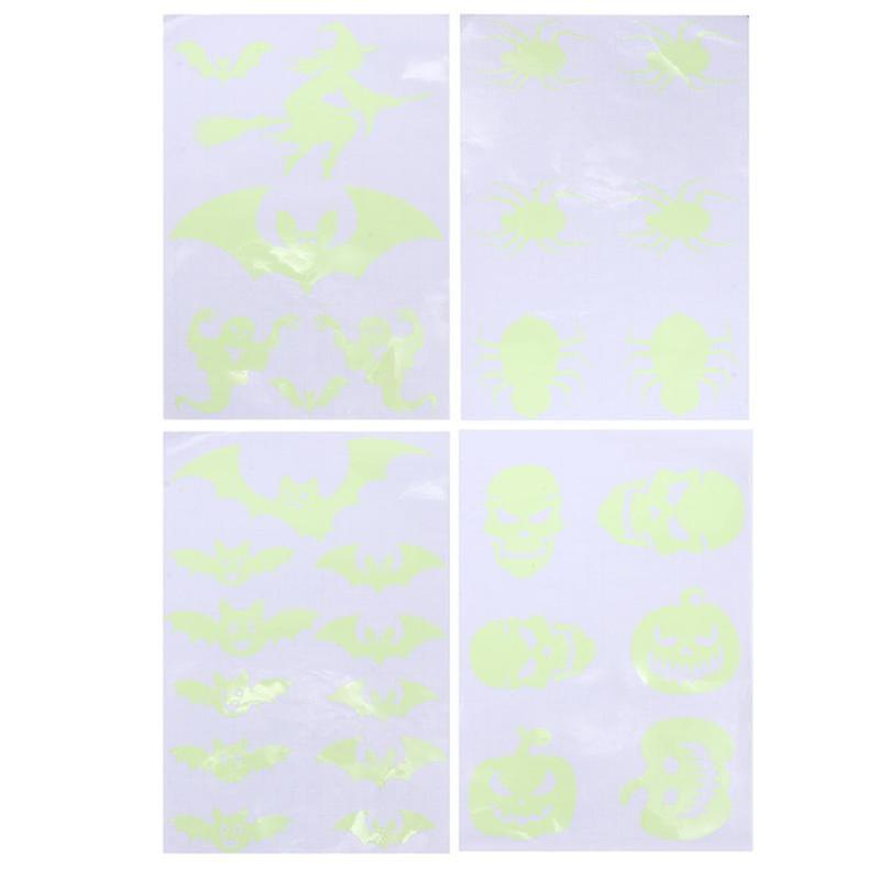 4pcs Halloween Sticker For Halloween Decorations