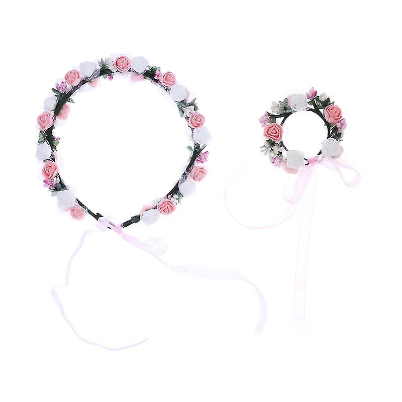 2pcs Floral Headdress