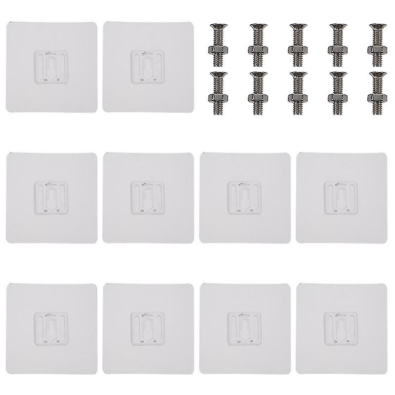 The New 10pcs Sticky Screw Nail Sticker