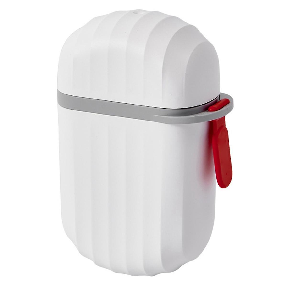 Reiseseifenbox, Seifenaufbewahrung, tragbare Abdeckung, versiegelt, für Reisen, Weiß