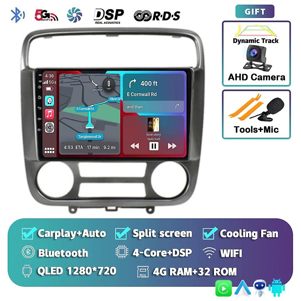 Android 13 Carplay Auto Wifi+4g Car Radio For Honda Stream 1 2000-2006 Dsp Bt Multimedia Video Player Stereo Gps Audio Head Unit