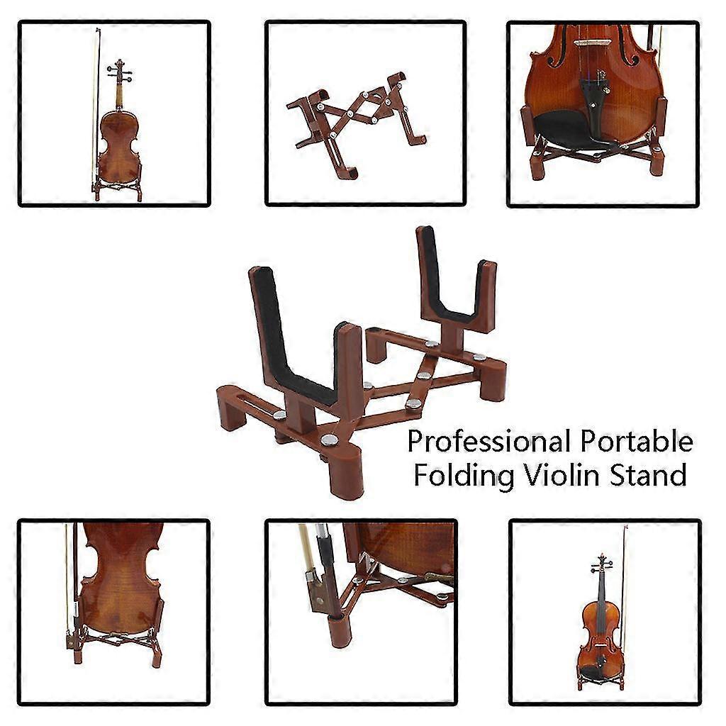 Portable Folding Violin Stand Display Musical Accessories