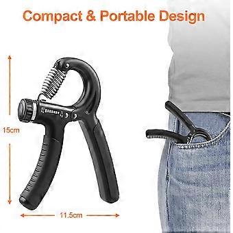 ハンドグリップ、5-60kg調整可能なグリップ前腕ハンドリスト強化剤