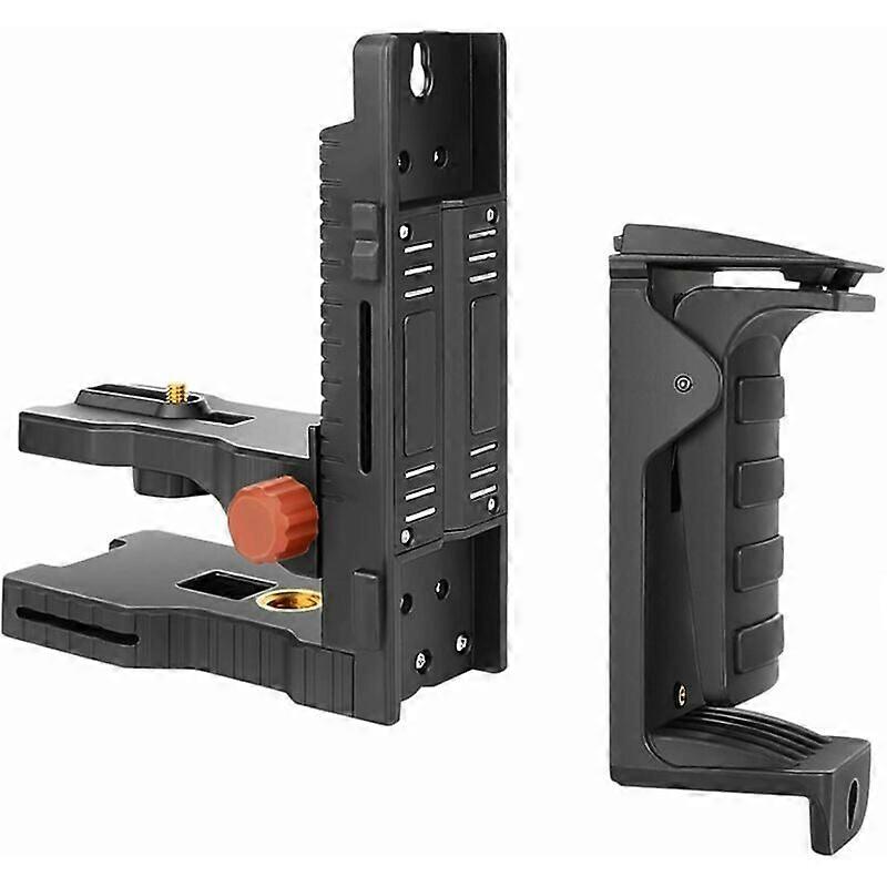 Laser Bracket, Cross Laser Fine Tuning Bracket with Adjustable Clip, Multifunctional Magnetic Swivel Base, with 1/4'' Male and 5/8'' Female Thread, 36