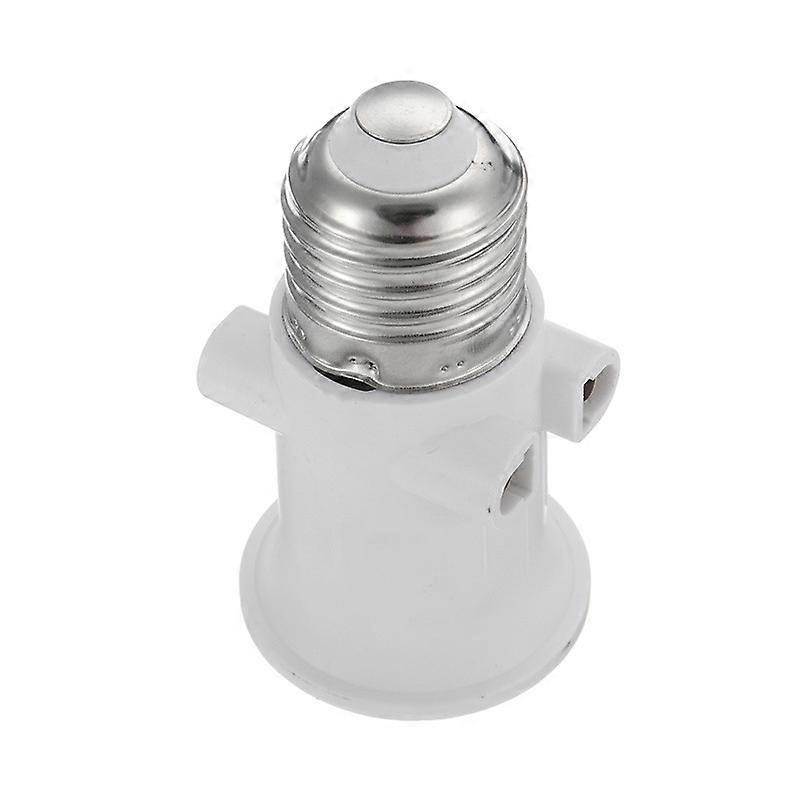 2 pieces E27 Bulb Adapter Lamp Holder Base Socket Conversion With Eu Plug