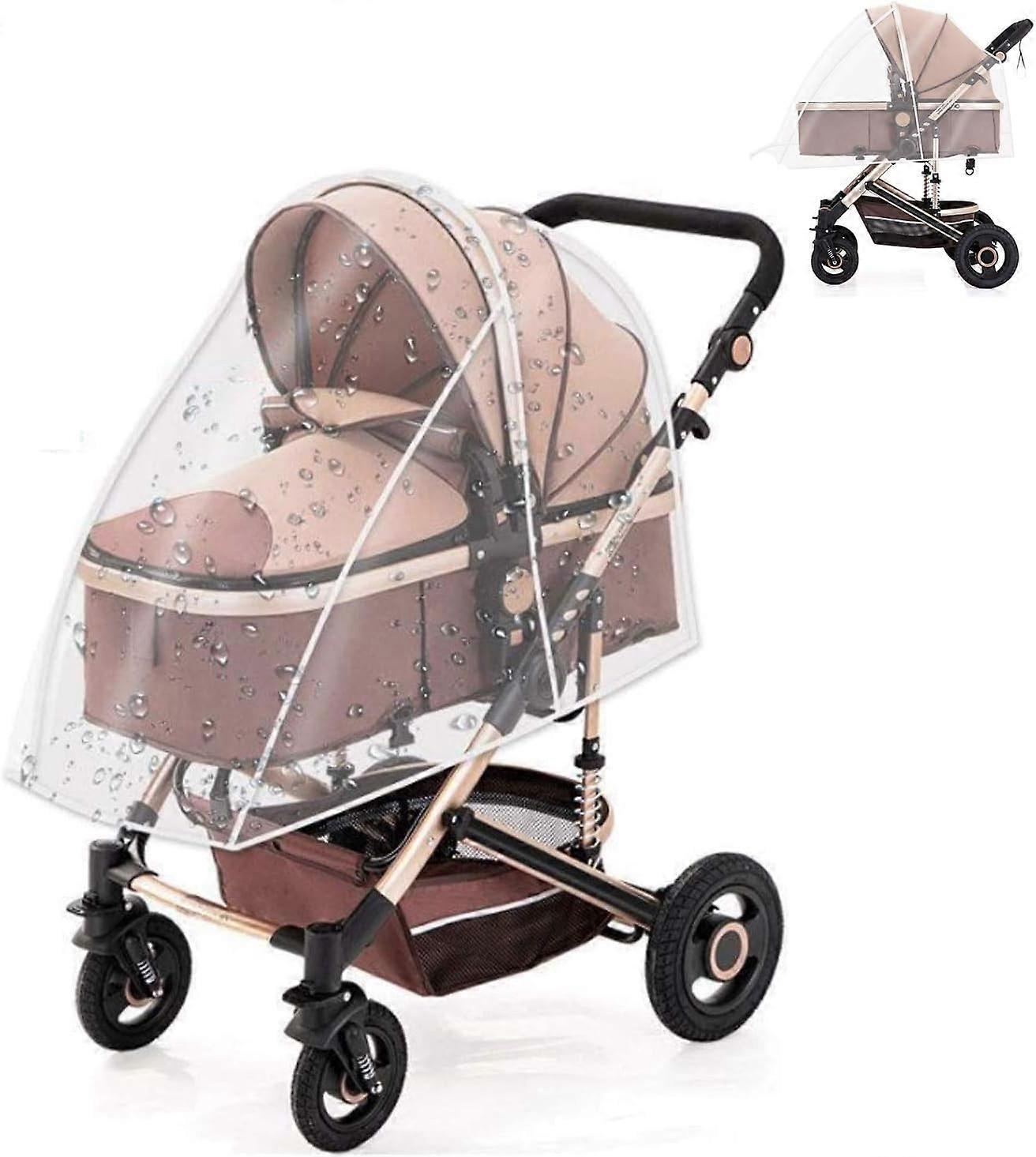 Universal rain cover for strollers, waterproof and durable baby prote