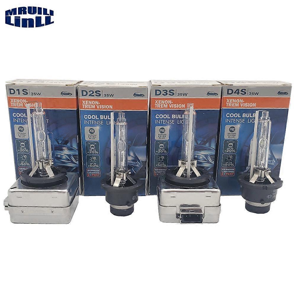 2PCS NEW Car Xenon light HID Head Bulb Super Bright 35W D1S D2S D3S D4S 3000K 4300K 5000K 6000K 10000K 100% Testing