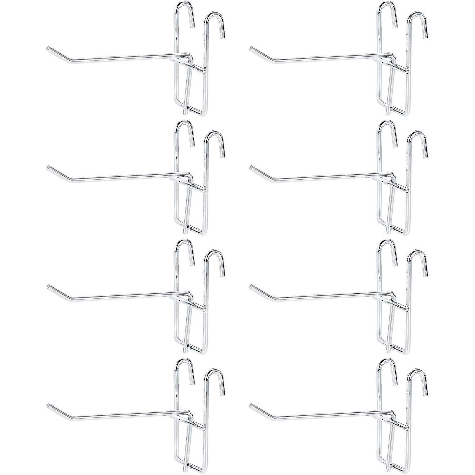 20 Pcs Garment Rack Heavy Duty Pegboard Hook Organizer Pegboard Shelf Hooks Pegboard Display Hook Supermarket Hook
