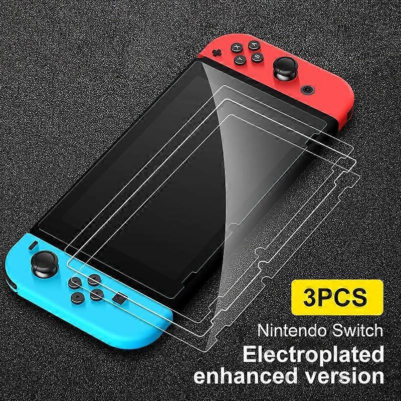 Screen Protector For Nintendo Switch 9h Hd Tempered Glass 1/2/3pcs Accessories
