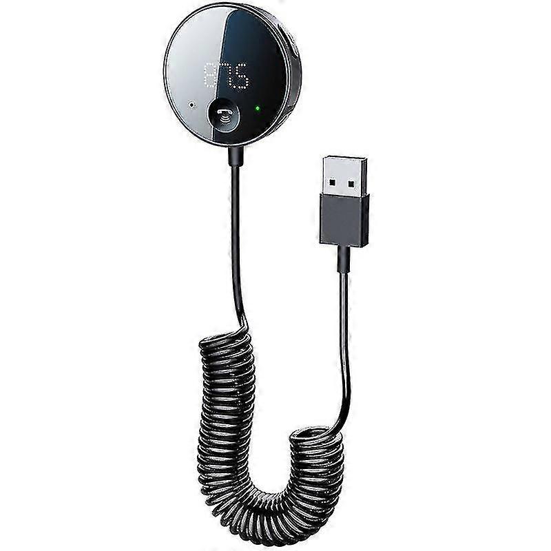 Bluetooth 5.0 Car Fm Transmitter Led Display Bluetooth Adapter Wireless Audio Receiver Tf Card Music Car Mp3 Player-Excellence