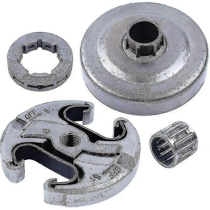 适用于Husqvarna 340 345 346xp 350 351 353 445 450 E链锯备件的离合器鼓链轮油泵蜗轮套件