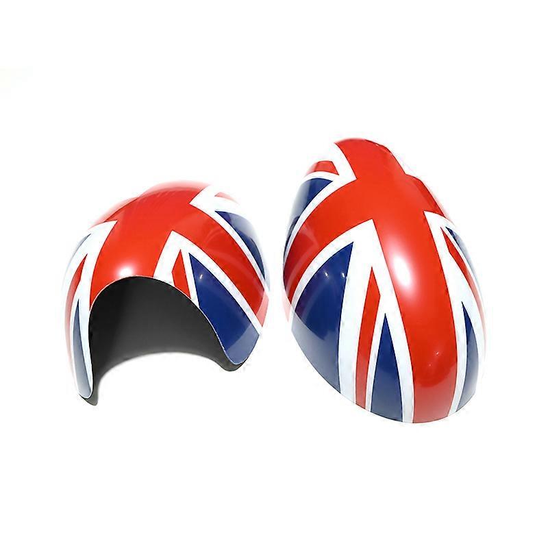 For Mini Cooper S Hatchback Convertible R50 R52 R53 The Black Flag Rear View Mirror Covers Decoration Car Accessories Vehicle Decor Accessory Sets