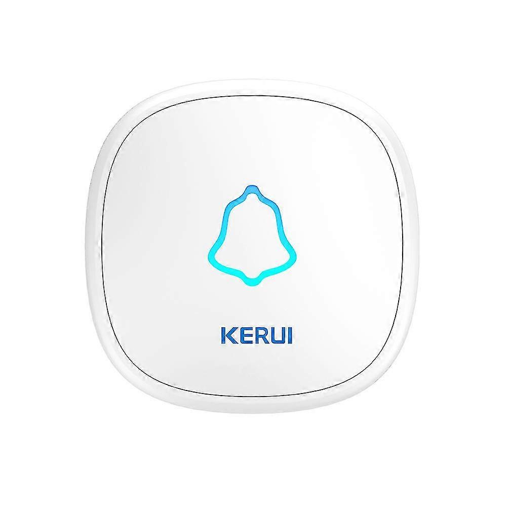 Wired Hotel Doorbell And Home Doorbell Switch With Led Indicator Light Tempered Crystal Glass Wall Butt