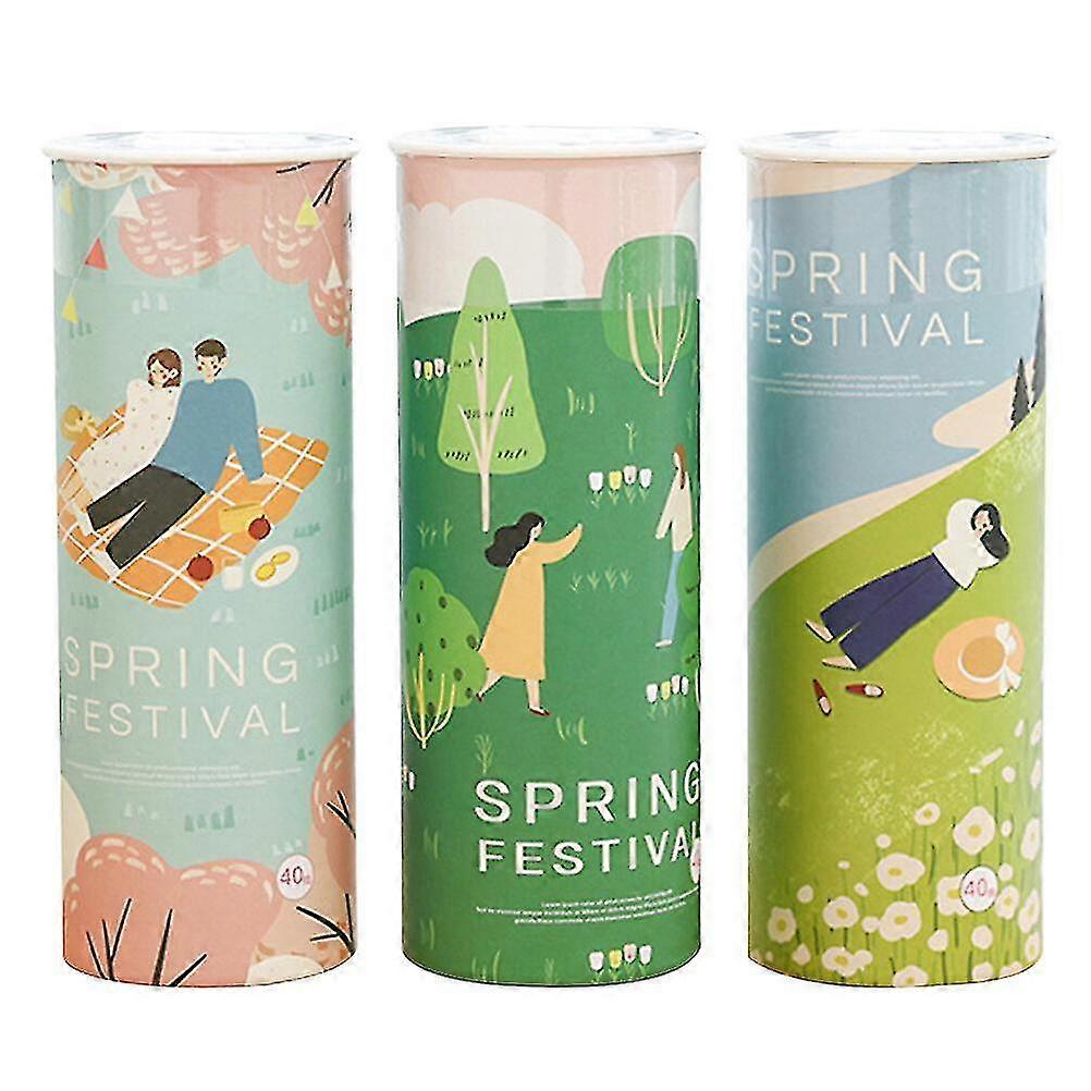 3pcs Cylinder Tissue Box Round Tissues Container Car Tissues Car Accessories