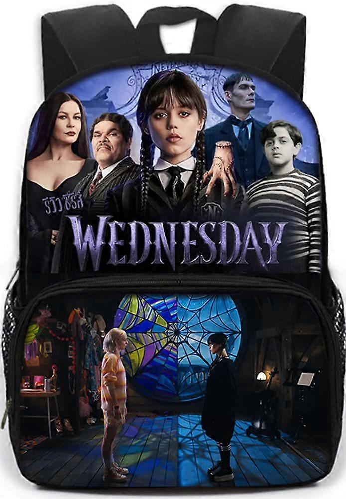 Wednesday printed backpack rucksack school bag children's gift