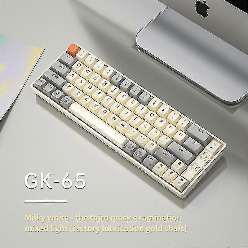 Langtu Gk65 Wireless Keyboard Universal 2.4g Three-mode Game Mechanical Keyboard Wired Computer