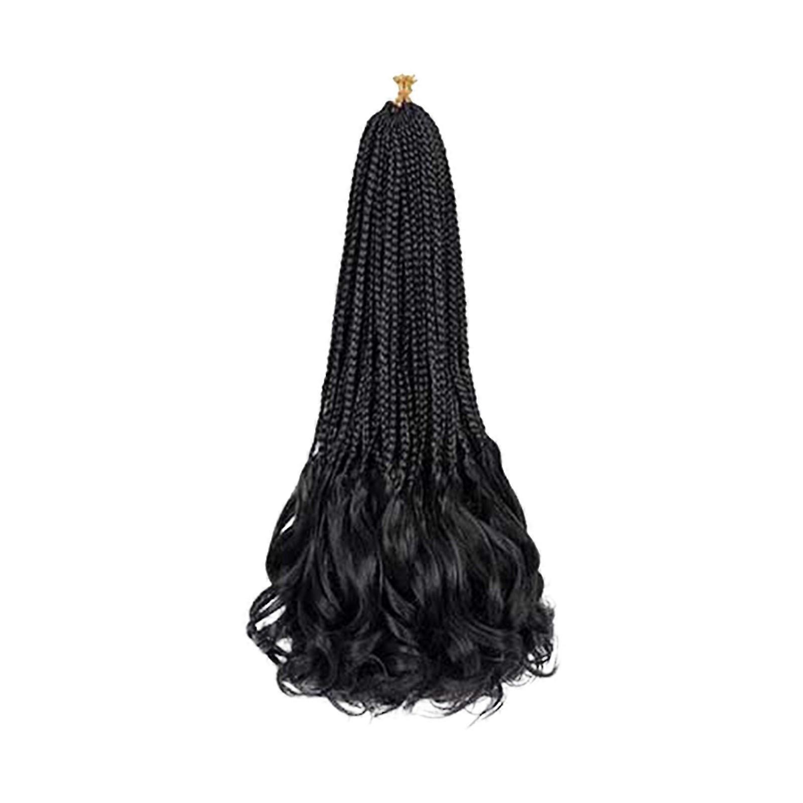 Lose gehäkelte Zöpfe Haare