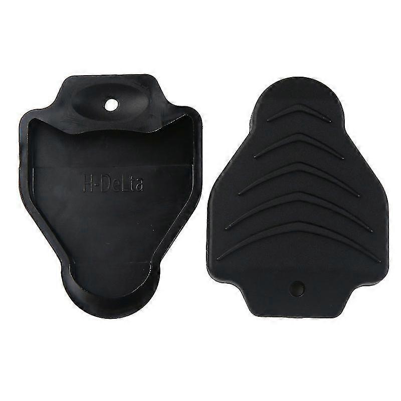 1 Pair Cleat Covers Convenient Shoe Clipless Protector Compatible For Look Delta (Black)
