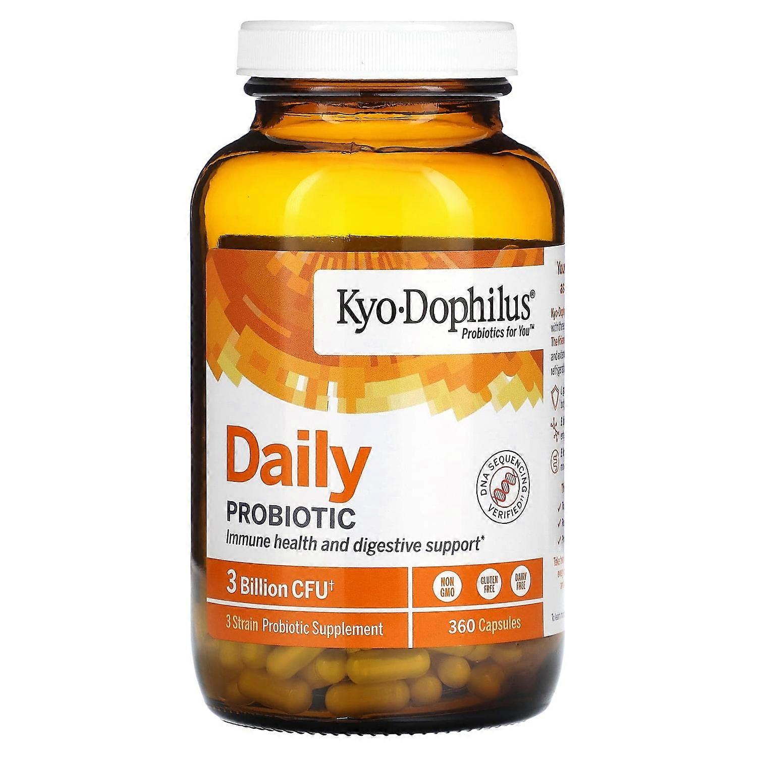 Kyolic, Kyo-Dophilus, Daily Probiotic, 3 Billion CFU, 360 Capsules