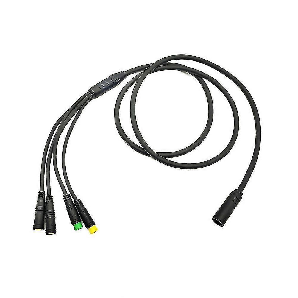 Waterproof 1T4 -Bus Cable Harness for BBS01 BBS02 Mid Motor Display Brake Lever Thumb Throttle Connector