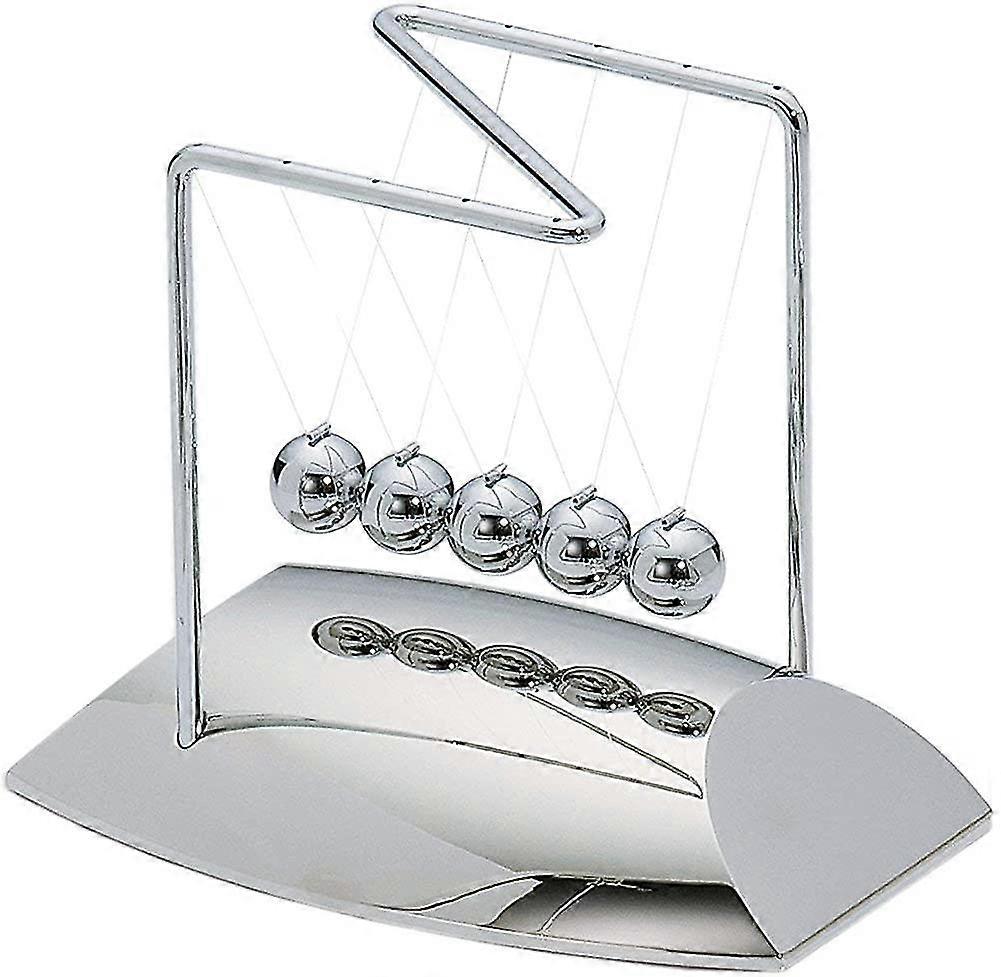 Pendulum Desk Decoration Z Shape Silver Color