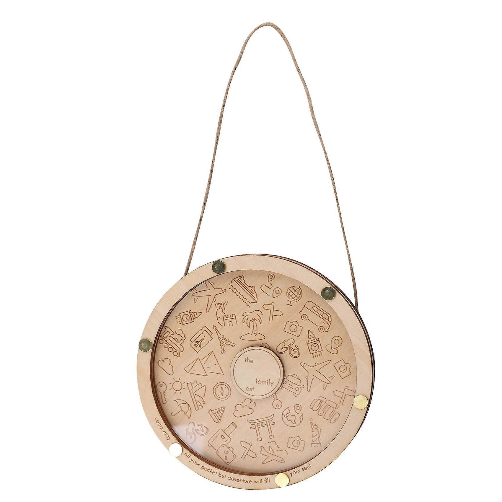 Εξατομικευμένοι δίσκοι δώρων ταξιδιού κουτιού νομισμάτων για παιχνίδι με νομίσματα που ολισθαίνουν προς τα κάτω Διαφανής δίσκος Money Box B