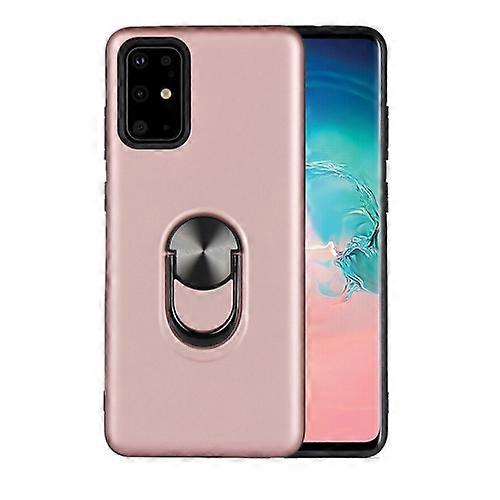 For Samsung Galaxy Note20 Shockproof PC+TPU Protective Case with 360 Degree Rotating Invisible Holder
